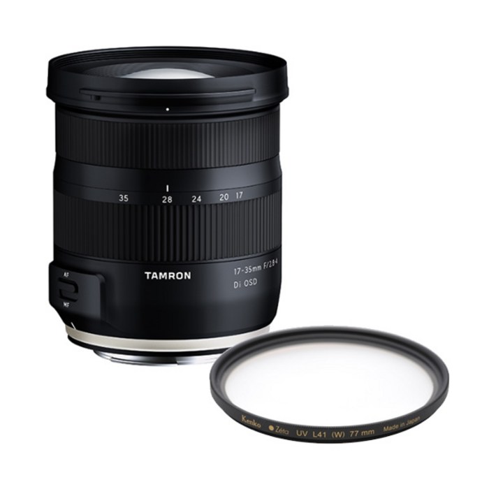 탐론 17-35mm F/2.8-4 Di OSD A037 초광각 캐논렌즈 + 겐코 Zata L41 77mm 필터, 렌즈(A037), 필터(Zata L41) 대표 이미지 - 스마트폰 광각렌즈 추천