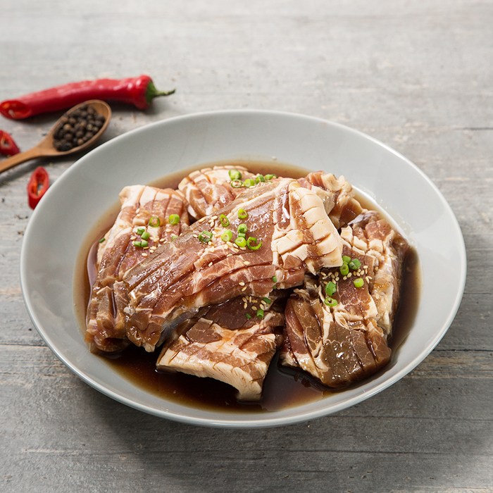 요리락 양념목심칼집구이 (냉장), 1kg, 1개 대표 이미지 - 돼지갈비 맛있는거 추천