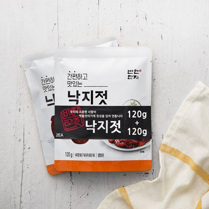 반찬단지 간편하고 맛있는 낙지젓, 120g, 2개 대표 이미지 - 낙지젓 추천