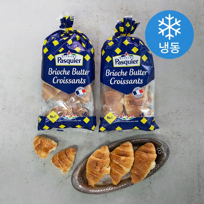 파스키에 브리오슈 버터 크로아상 (냉동), 240g, 2팩 대표 이미지 - 마늘빵 추천