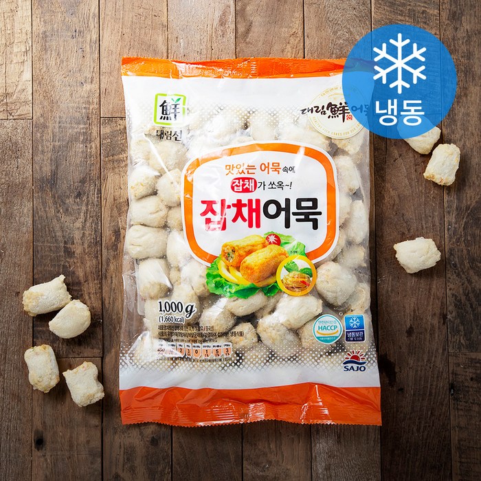 대림선 잡채 어묵 (냉동), 1000g, 1개 대표 이미지 - 피쉬볼 추천