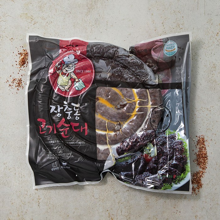 장충동왕족발 고기순대, 1kg, 1개 대표 이미지 - 돼지 부속 추천