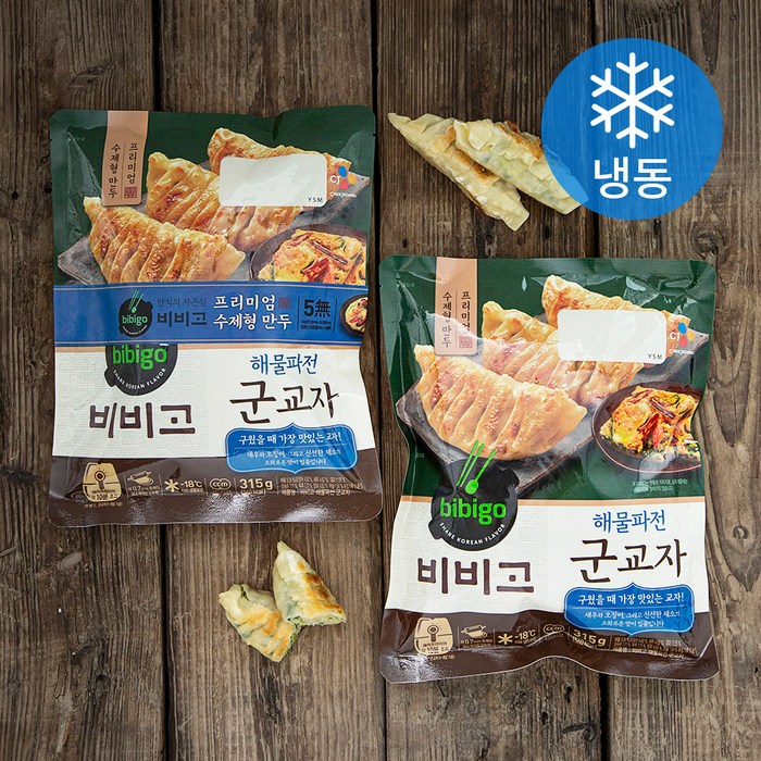 비비고 해물파전 군교자 (냉동), 315g, 2개 대표 이미지 - 교자 추천