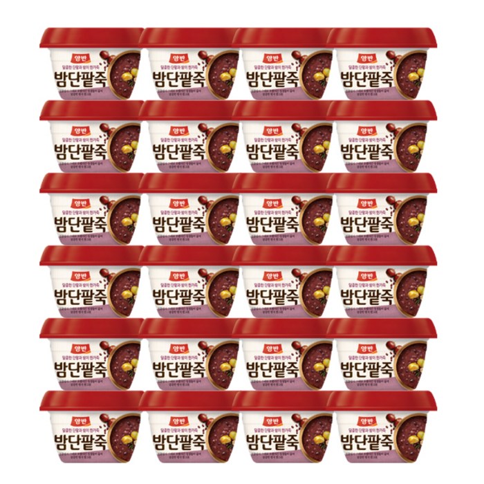 동원 양반 밤단팥죽, 285g, 24개입 대표 이미지 - 간편죽 추천