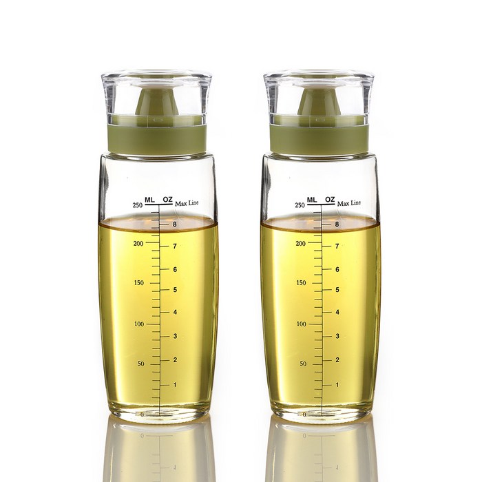 시노글라스 실리콘오일병 그린, 300ml, 2개 대표 이미지 - 소스통 추천
