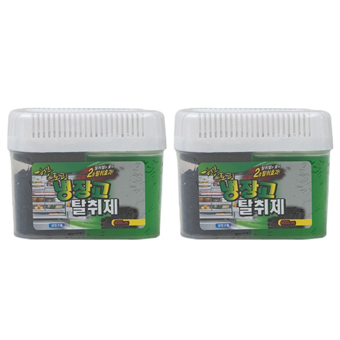 허브스토리 냉장고 탈취제 녹차젤 참숯 본품, 160g, 2개 대표 이미지 - 냉장고 탈취제 추천