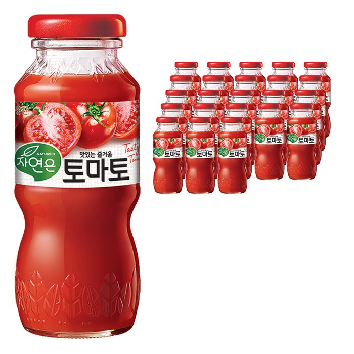 자연은 토마토 주스, 180ml, 24개 대표 이미지 - 토마토주스 추천