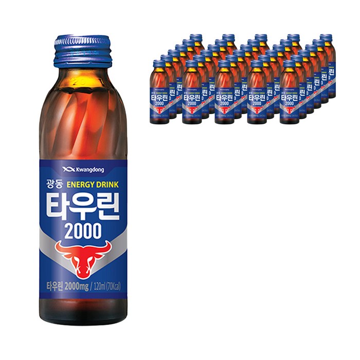 광동 타우린 2000 드링크음료, 120ml, 100개 대표 이미지 - 자양강장제 추천