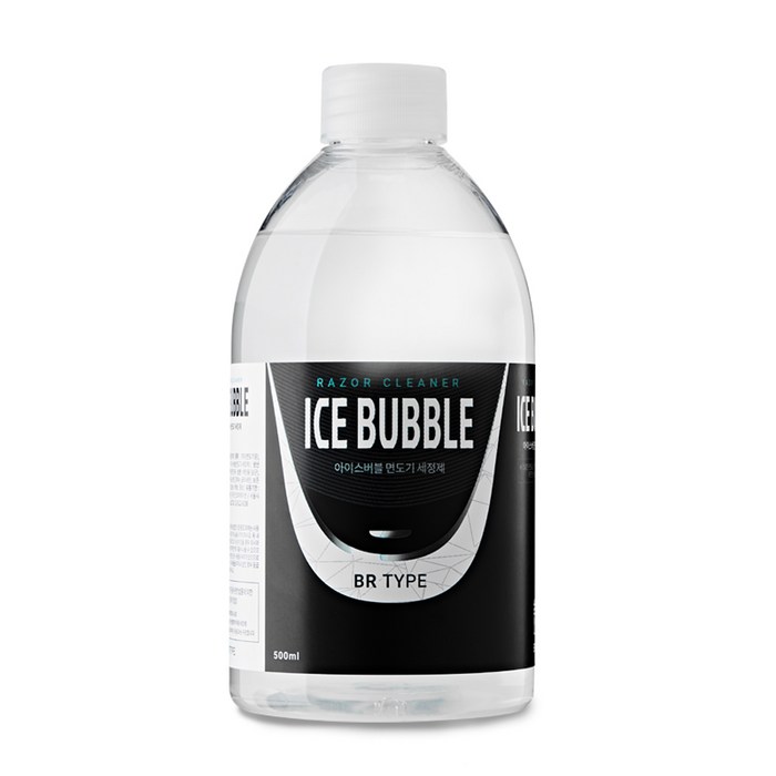 아이스버블 브라운 호환 BR타입 면도기세정액 500ml 대표 이미지 - 면도기 세정제 추천