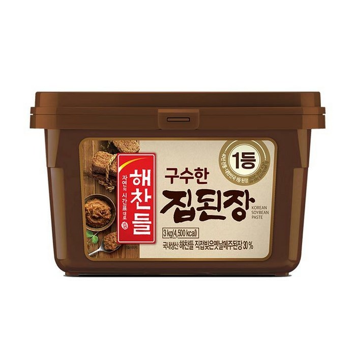 해찬들 구수한 집된장, 3kg, 1개 대표 이미지 - 된장 추천
