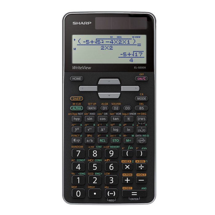 SHARP 공학용계산기 + 보호 케이스, EL-5500X, 1개 대표 이미지 - 공학용 계산기 추천