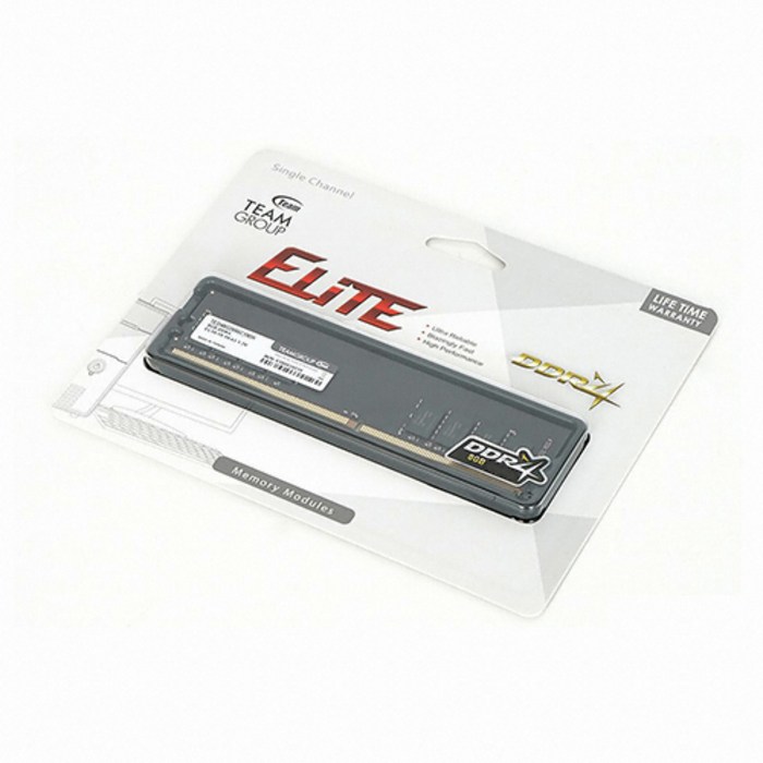 팀그룹 DDR4 8GB PC4-25600 Elite 램 데스크탑용 대표 이미지 - DDR4 램 추천