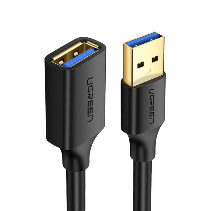 유그린 순동 USB 3.0 고속 연장케이블 연장선, 1개, 3m 대표 이미지 - 퀵차지 3.0 고속 충전기 추천