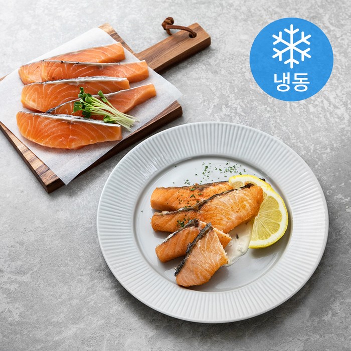 오젠 연어스테이크 (냉동), 120g, 2개 대표 이미지 - 연어 스테이크 추천