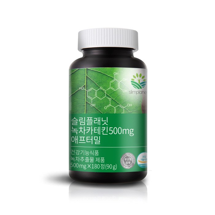 슬림플래닛 녹차카테킨 500mg 애프터밀, 180정, 1개 대표 이미지 - 녹차 카테킨 추천