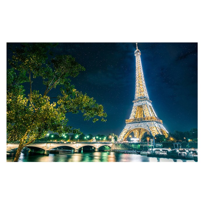 케이엠엘리 에펠탑 야경 3D 비즈 DIY 키트 액자형 원형큐빅 50 x 40 cm, 혼합색상, 1세트 대표 이미지 - 에펠탑 추천
