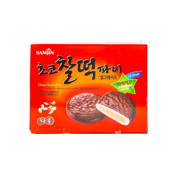 삼진 초코 찰떡파이, 25g, 50개 대표 이미지 - 초코땅콩 추천