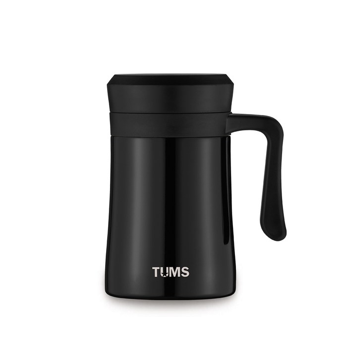 텀스 어반 스텐머그 500ml, BLACK, 1개 대표 이미지 - 스텐 물병 추천