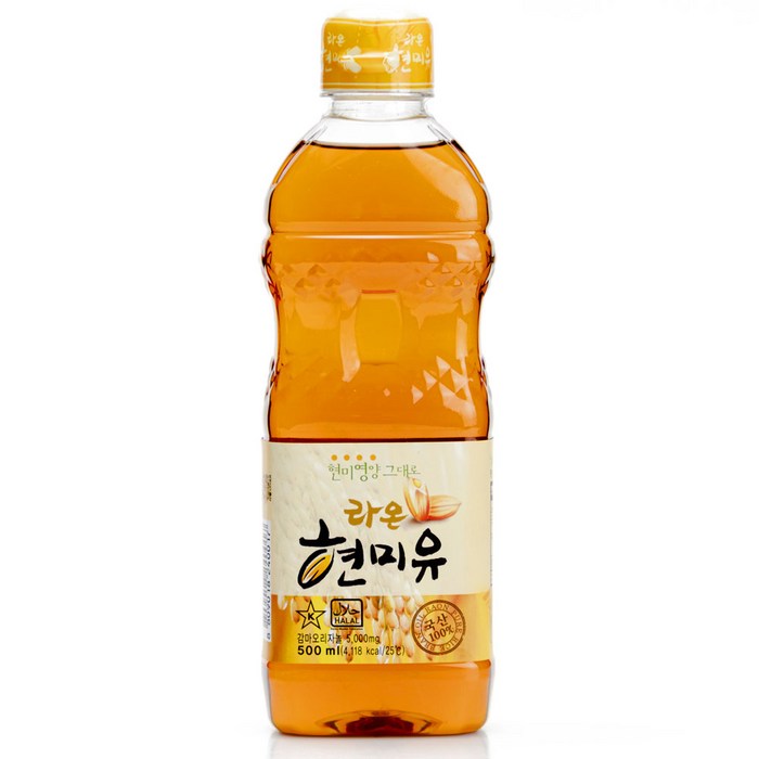 라온 현미유, 500ml, 1개 대표 이미지 - 식용유 추천