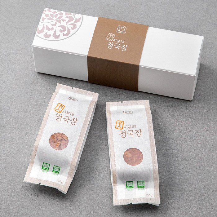 서일농원 서분례 명인 명인청국장, 110g, 4팩 대표 이미지 - 청국장 추천
