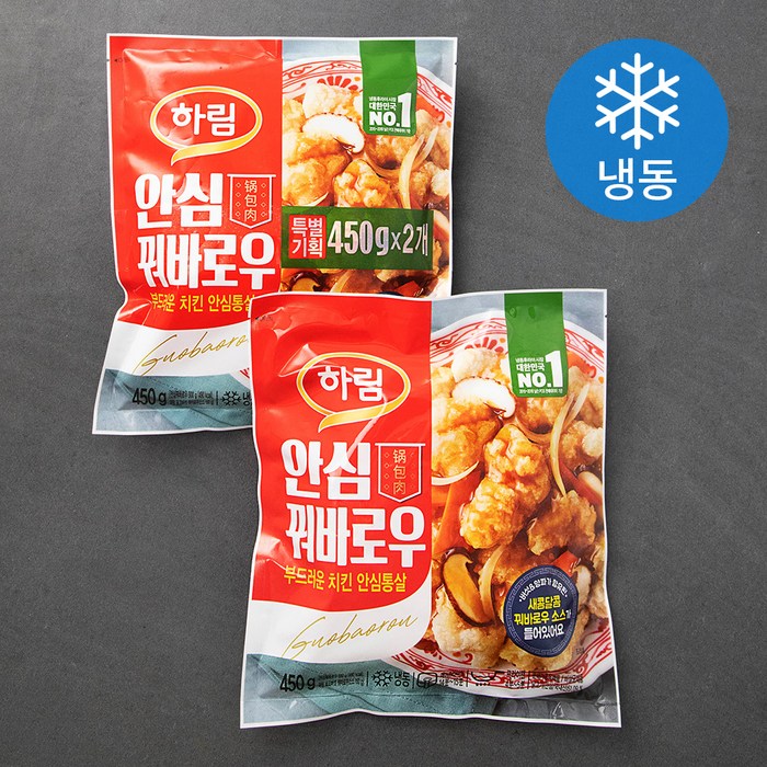 하림 안심 꿔바로우 (냉동), 450g, 2개 대표 이미지 - 꿔바로우 추천