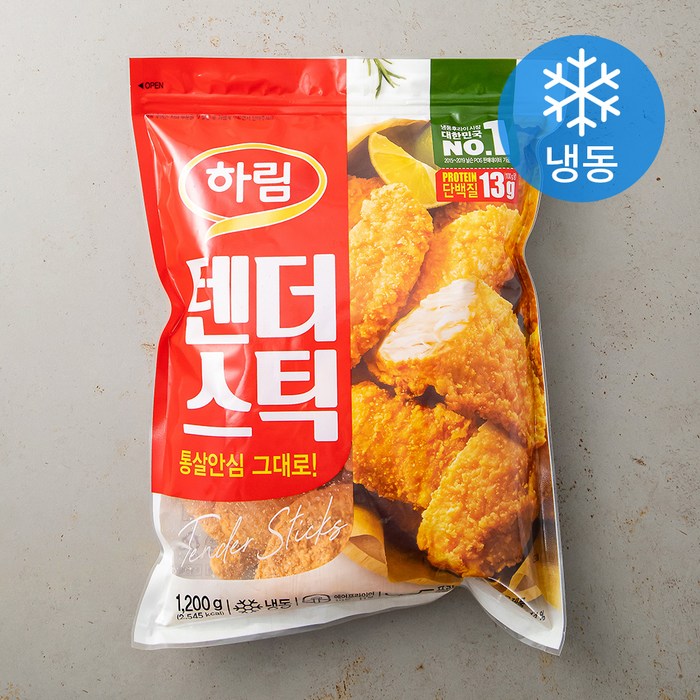 하림 텐더스틱 (냉동), 1200g, 1개 대표 이미지 - 치킨텐더 추천