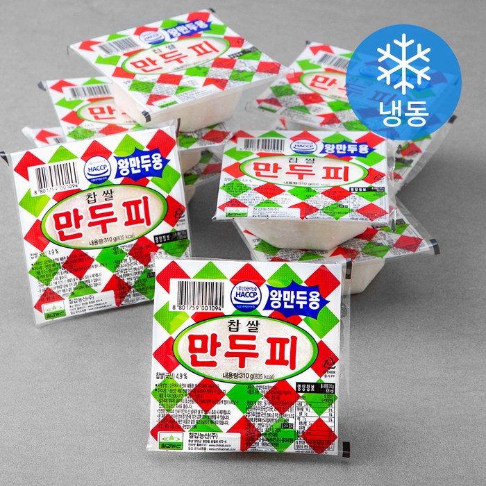 칠갑농산 찹쌀왕만두피 (냉동), 310g, 10개 대표 이미지 - 맛있는 만두피 추천