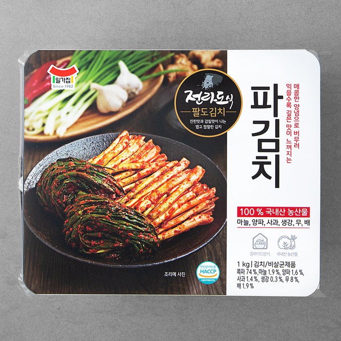 일가집 전라도식 파김치, 1kg, 1개 대표 이미지 - 파김치 추천