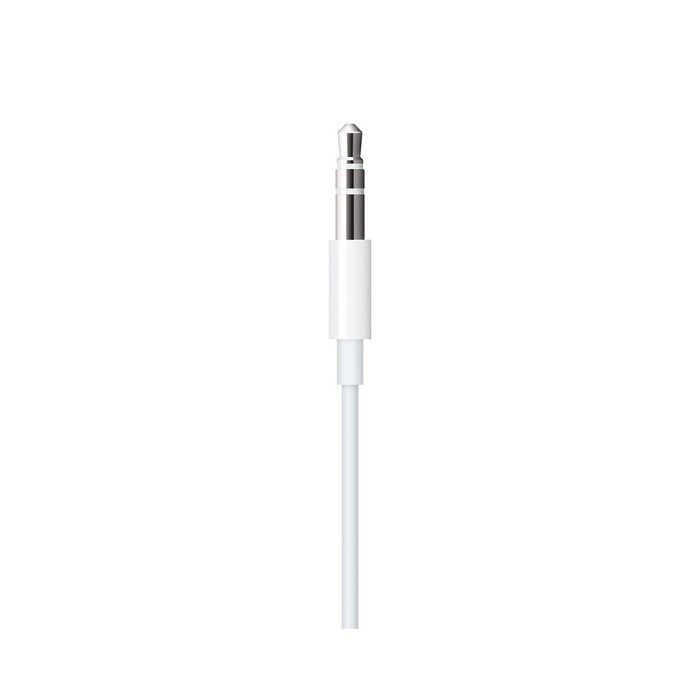 Apple 정품 Lightning to 3.5mm Audio Cable 1.2m, 화이트, 1개 대표 이미지 - 애플 정품 케이블 추천