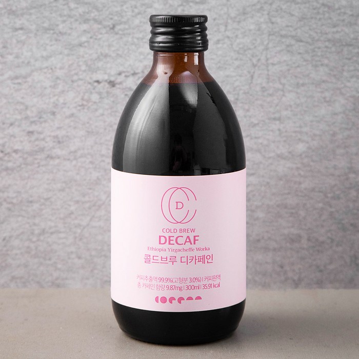 센터커피 콜드브루 디카페인, 300ml, 1개 대표 이미지 - 디카페인 커피 저렴한 거 추천