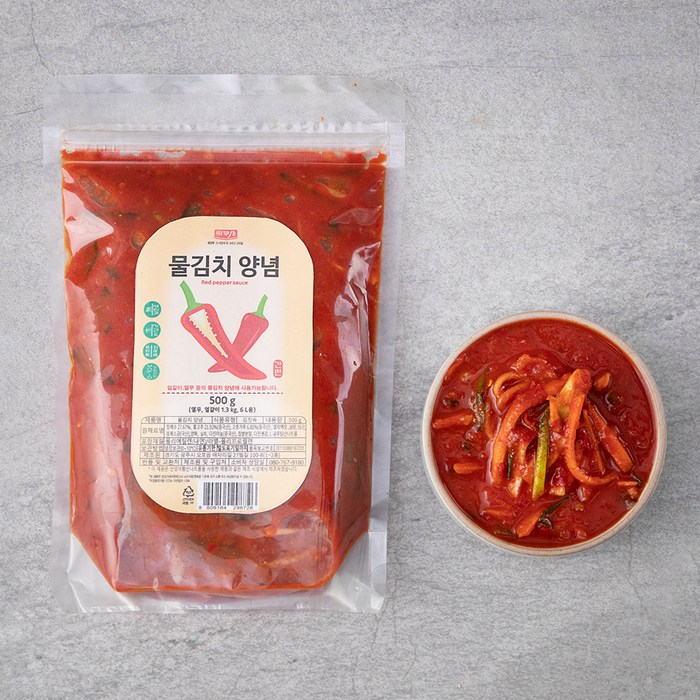 나무새 물김치 양념, 500g, 1개 대표 이미지 - 김치 양념 추천