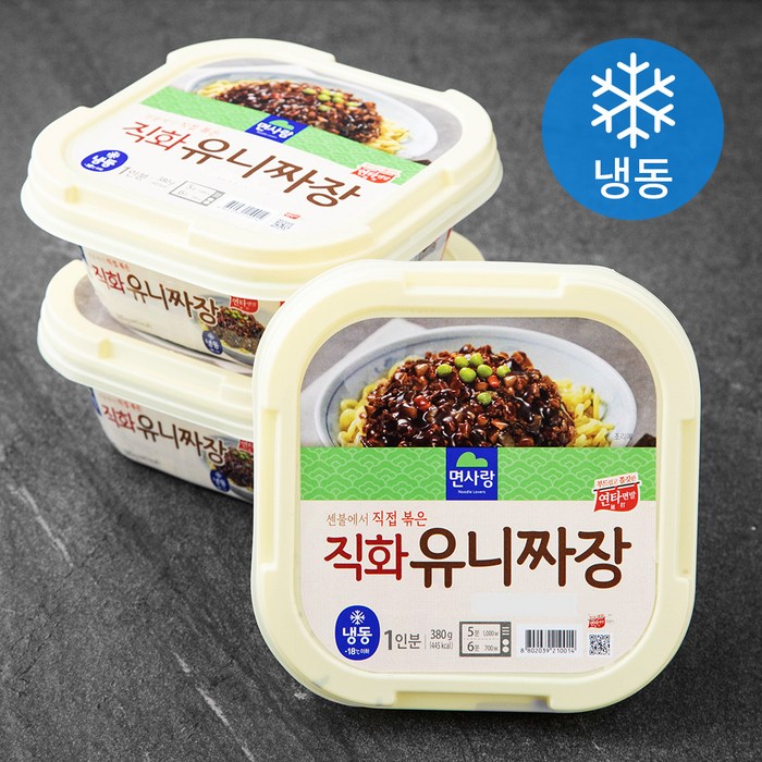 면사랑 직화 유니짜장 (냉동), 380g, 3개 대표 이미지 - 유니짜장 추천