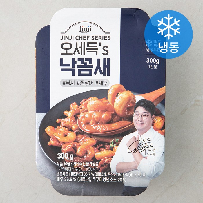 진지 오세득's 낙꼼새 (냉동), 300g, 1개 대표 이미지 - 낙지 볶음 추천