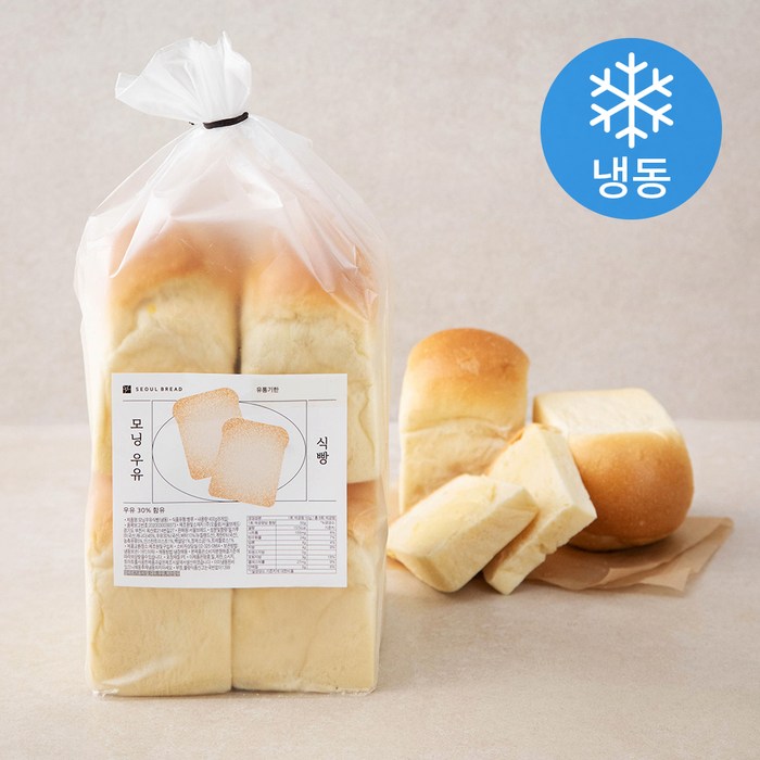 서울브레드 모닝 우유식빵 8p (냉동), 400g, 1개 대표 이미지 - 식빵 추천