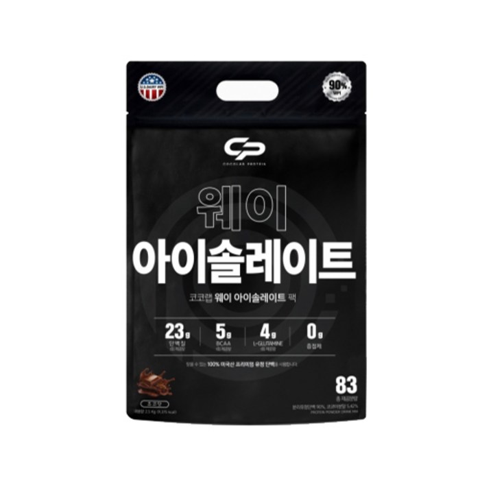 코코랩 WPI 웨이 아이솔레이트 초코맛, 1개, 2.5kg 대표 이미지 - 초코맛 프로틴 추천