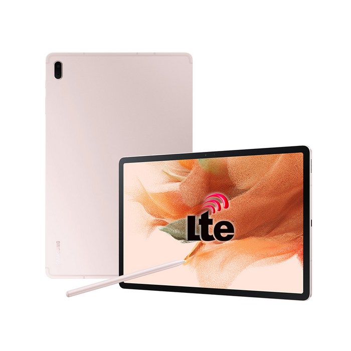 삼성전자 갤럭시탭S7 FE 태블릿PC LTE 128GB, SM-T735N, 미스틱 핑크 대표 이미지 - 갤럭시탭 S7 FE 추천