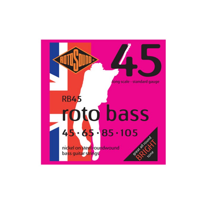 로토사운드 4현 베이스 기타 스트링, RB45 Roto Bass 대표 이미지 - 베이스 줄 추천