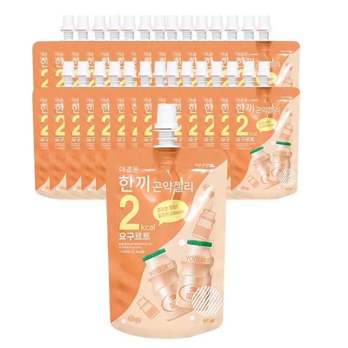 더존건강 한끼 곤약 젤리 요구르트 알뜰포장, 150ml, 30개 대표 이미지 - 곤약젤리 추천