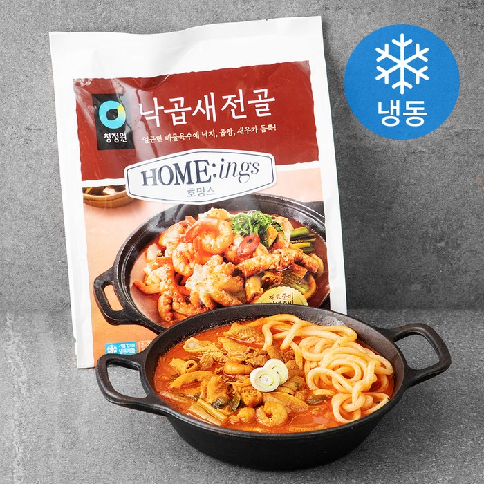 청정원 호밍스 낙곱새전골 (냉동), 800g, 1개 대표 이미지 - 얼큰한 국물 추천