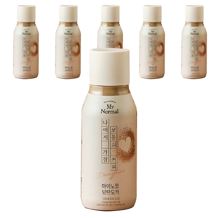 마이노멀 방탄모카 디카페인, 6개, 230ml 대표 이미지 - MCT 오일 추천