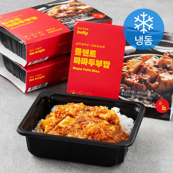 브라잇벨리 플랜트 마파두부 (냉동), 300g, 4입 대표 이미지 - 대체육 추천
