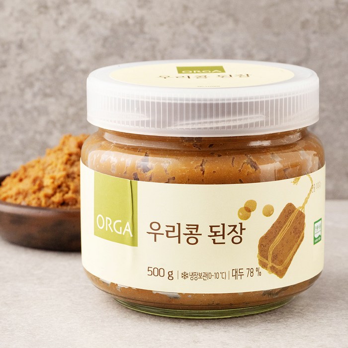 올가 우리콩 된장, 500g, 1개 대표 이미지 - 집된장 추천