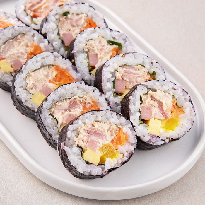 요고참 반탄 베이컨참치마요 김밥, 606g, 1팩 대표 이미지 - 우영우 김밥 추천