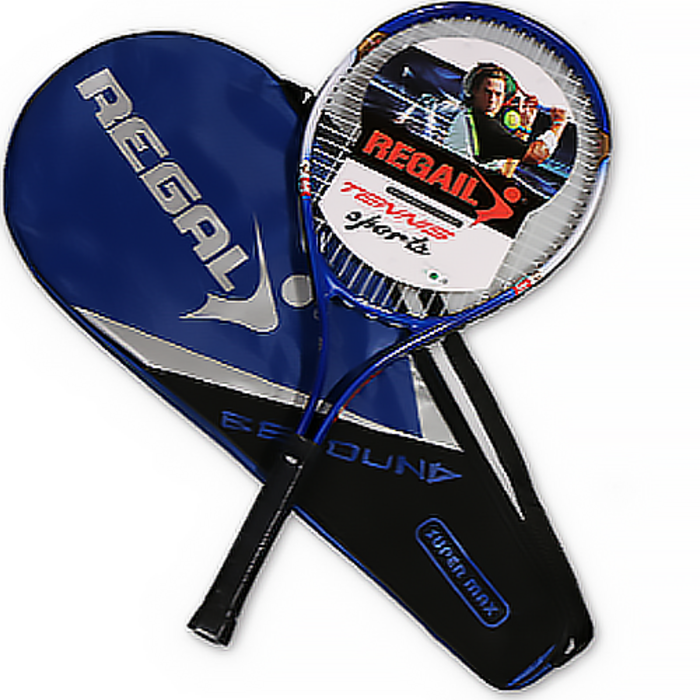 심플라인 테니스라켓, 블루 대표 이미지 - 라테스민턴 추천