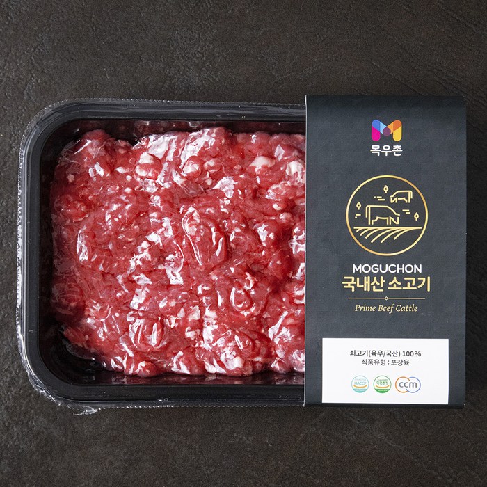 목우촌 국내산 소고기 다짐육 (냉장), 300g, 1개 대표 이미지 - 생고기 추천