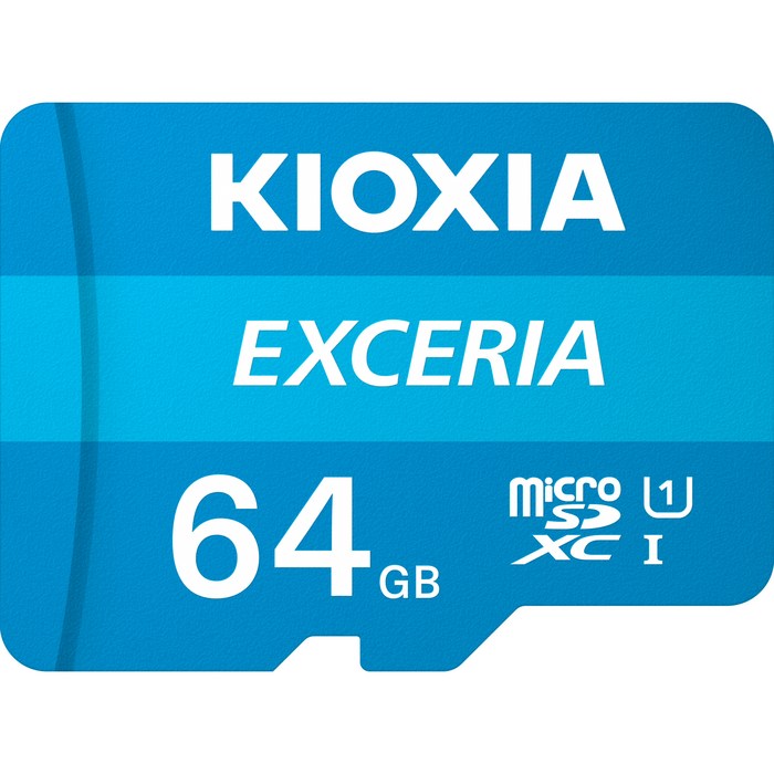 키오시아 EXCERIA 마이크로 메모리 카드 홈캠 블랙박스 CCTV SD LMEX1L064GG2, 64GB, 1개 대표 이미지 - 메모리 카드 추천