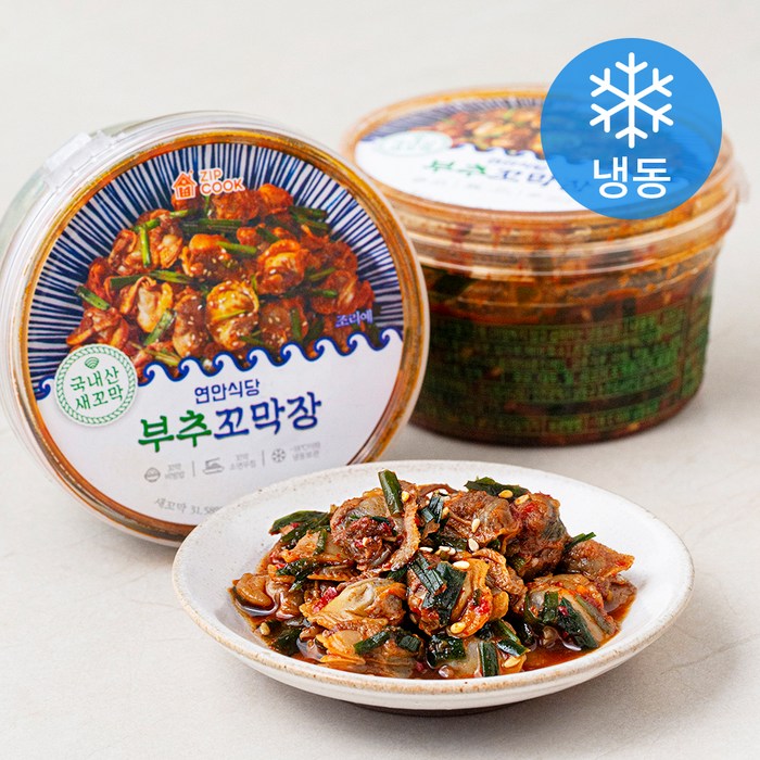 연안식당 부추꼬막장 (냉동), 150g, 2개 대표 이미지 - 연안식당 추천