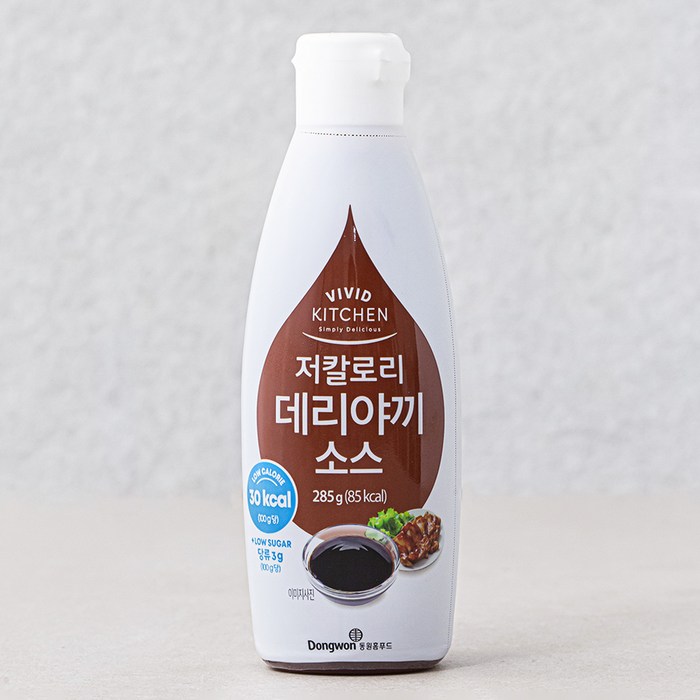 비비드키친 저칼로리 데리야끼 소스, 285g, 1개 대표 이미지 - 소스 닭가슴살 추천