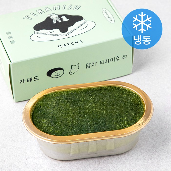 가배도 말차 티라미수 (냉동), 120g, 1개 대표 이미지 - 말차 케이크 추천