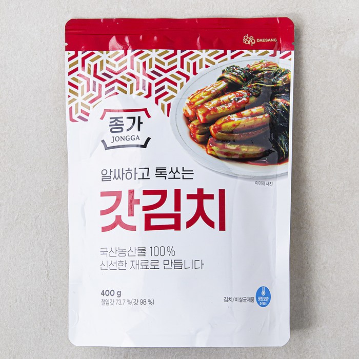 대상 종가집 갓김치, 400g, 1개 대표 이미지 - 갓김치 추천